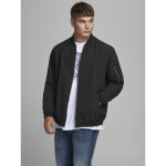 Veste bomber baseball manches longues noir grant Veste bomber baseball manches longues noir grant
