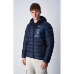 Veste  capuche bleue pour homme