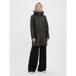 Veste capuche au - dessus du genou vert Veste capuche au - dessus du genou vert