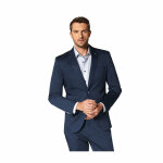 Veste de costume coton bruno banani  new york  homme - bleu