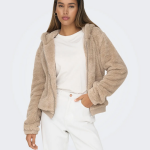 Veste court à fourrure newanna - beige lila Veste court à fourrure newanna - beige lila