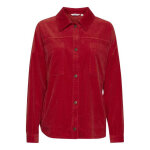 Veste femme rouge en coton