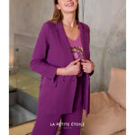 Veste hilton violet en coton Veste hilton violet en coton