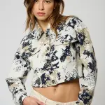Veste imprim viv camouflage