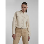 Veste en jean blanc jade