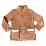 Veste manches longues unie camel