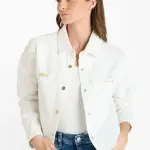 Veste manuela blanc lou en coton