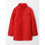 Veste matelasse avec fermeture clair et poches - rouge