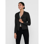 Veste de motard en simili - cuir col motard manches longues noir alice