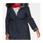 Veste de pluie  capuche femme kangaroos - bleu nuit