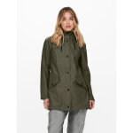 Veste de pluie imperm�able � l'eau capuche cordon de serrage � l'ourlet vert