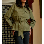 Veste valory kaki en coton