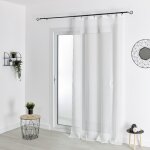Voilage etamine unie blanc Voilage etamine unie blanc