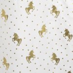 Voilage enfant blanc motifs licorne Voilage enfant blanc motifs licorne