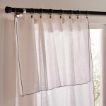 Voilage modulable l140xh295 kalino - blanc �cru