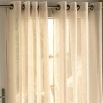 Voilage upcycles 145x240 beige ficelle