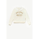 Sweat - shirt fille hollygi blanc en coton