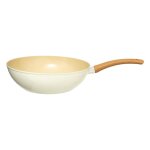 Wok harmony en aluminium forg beige