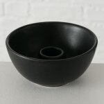 Yofran bougeoir coupelle noir