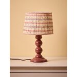 Abat - jour pliss� - petit mod�le imprim� marine