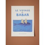 Affiche babar voyage - oneart