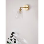 Applique m�tal et verre cisel�