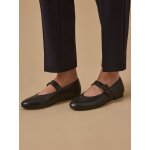 Ballerines � bride cuir femme