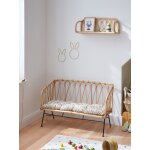 Banquette enfant rotin