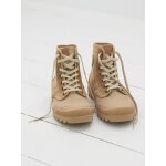 Baskets authentique mid pataugas en toile coton bio