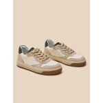 Baskets bicolores en cuir gar�on