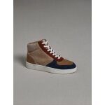 Baskets hautes enfant en cuir sud