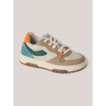 Baskets multicolores en cuir gar�on