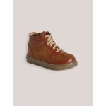 Baskets quiltes garon en cuir