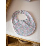 Bavoir ponge et tissu liberty