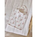 Bavoir gaze de coton et ponge