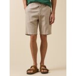 Bermuda coton lin stretch taille �lastiqu�e homme
