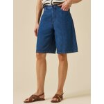 Bermuda denim light femme coton biologique