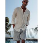 Bermuda seersucker ray� homme taille �lastiqu�e