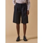 Bermuda uni lainage flanelle femme