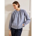Blouse ample raye voile coton femme