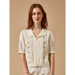 Blouse brod�e femme - cyrillus x emile & ida