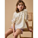Blouse brod�e fille - cyrillus x emile&ida