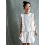 Blouse fille broderie anglaise