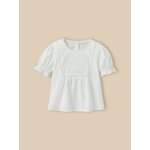 Blouse fille plastron brod�e
