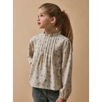 Blouse en flanelle de coton fille