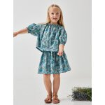 Blouse imprim flore fille