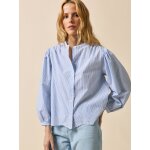 Blouse ray�e brod�e femme