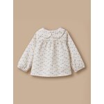 Blouse en velours imprim�e b�b�