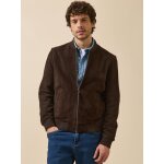Blouson zipp velours de chvre homme