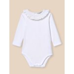 Body b�b� col avec smocks - coton biologique